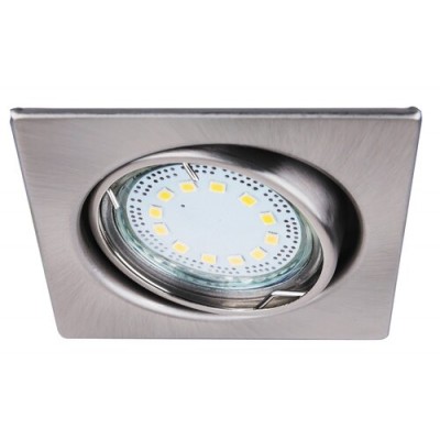Lite square spot adj.GU10 LED3x3W s.chrm
