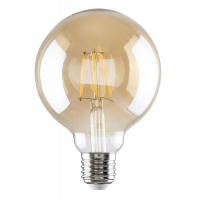 LED filament G95 E27 6W, 510 lm, 2700K