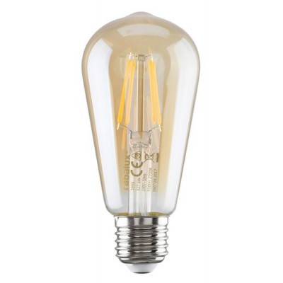 LED filament ST58 E27 6W, 510 lm, 2700K