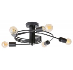 Carly ceil ,E27 5x15W,m.black Carly ceil ,E27 5x15W,m.black