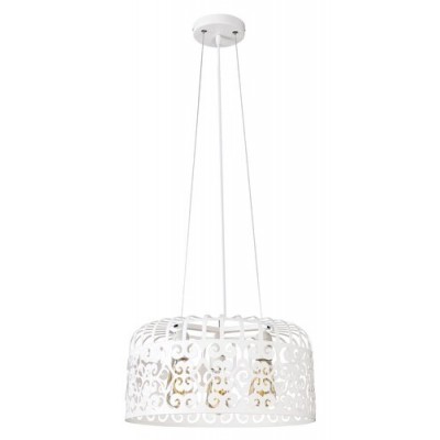Alessandra pendant E27 3x60W,matte white