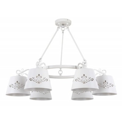 Anna pendant lamp E14 6x40W,white