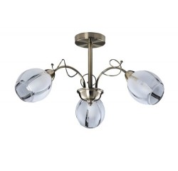 Joel 3arm chandelier E27 3x60W, bronz Joel 3arm chandelier E27 3x60W, bronz