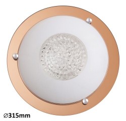 Patricia ceil. E27 2x40W transp/rosegold Patricia ceil. E27 2x40W transp/rosegold