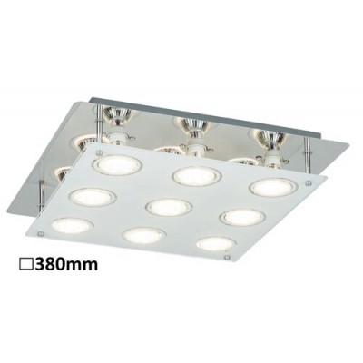 Naomi ceiling lamp 9xGU10 5W, chrome