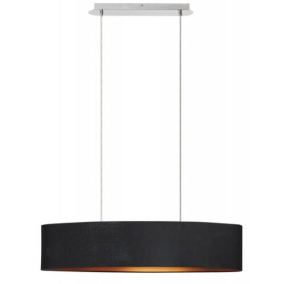 Monica pendantE27 2x60W,black/gold/chrom