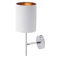 Monica wall E27 1x40W,white/gold/chrome Monica wall E27 1x40W,white/gold/chrome