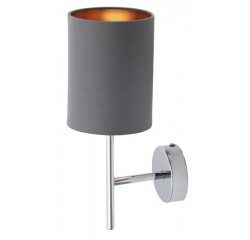 Monica wall E27 1x40W,grey/gold/chrome Monica wall E27 1x40W,grey/gold/chrome