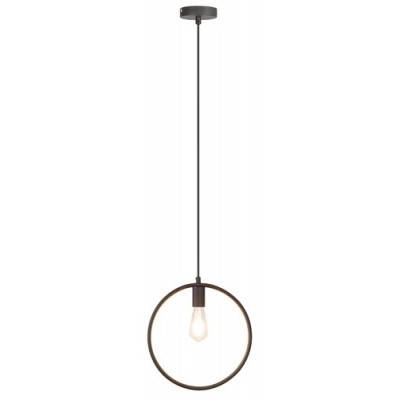 Levi pendant round E27 max60W black