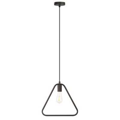 Levi pendant triangular E27 max60W black
