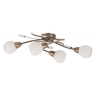 Emily ceiling lamp E14 4x max40W bronze