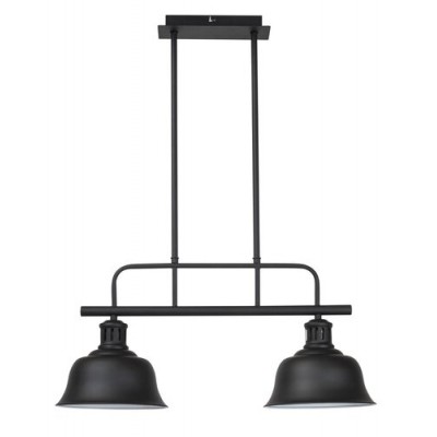 Caitlin pendant E27 2x60W,r.gold/black Caitlin pendant E27 2x60W,r.gold/black