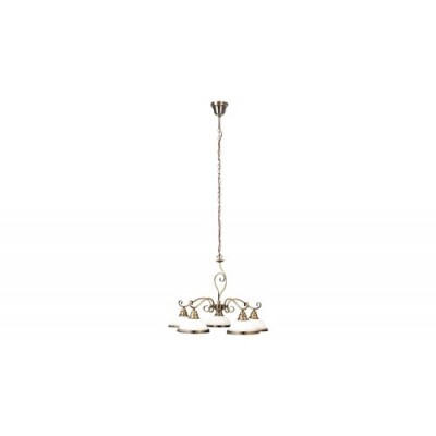 Elisett 5arm chandelier E27 5x60W bronz