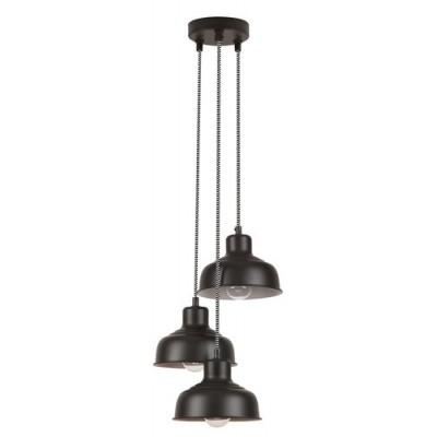 Owen pendant E27 3xMax25W matte black