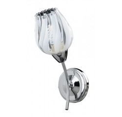 Danila wall lamp, E27 1x60W, chrome