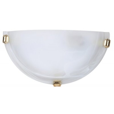 Alabastro wall lamp E27 60W white/gold Alabastro wall lamp E27 60W white/gold
