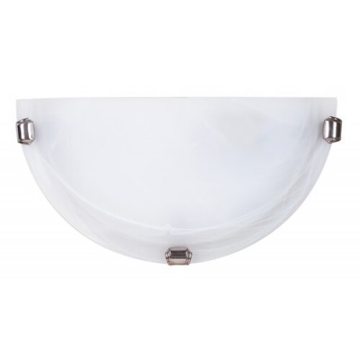 Alabastro wall lamp E27 60W white/chrome