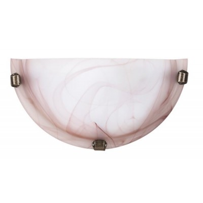 Alabastro wall lamp E27 60W tabaco/bronz