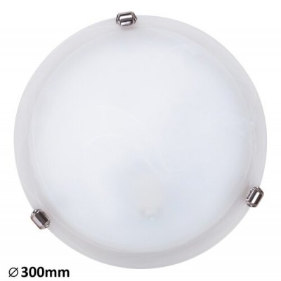 Alabastro ceilingD30 E27 60Wwhite/chrome