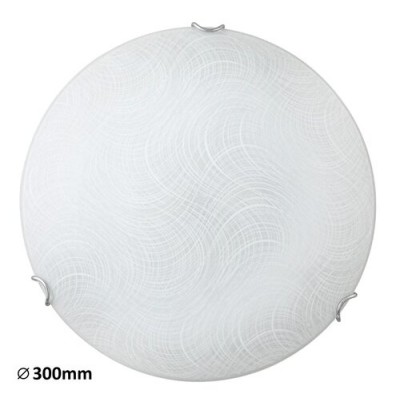 Tanner ceiling,300x58mm,LED12W,w./chrome