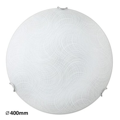 Tanner ceiling,400x60mm,LED18W,w./chrome