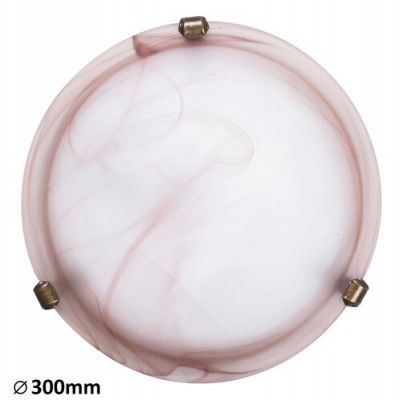 Alabastro ceilingD30 E27 60Wtabaco/bronz