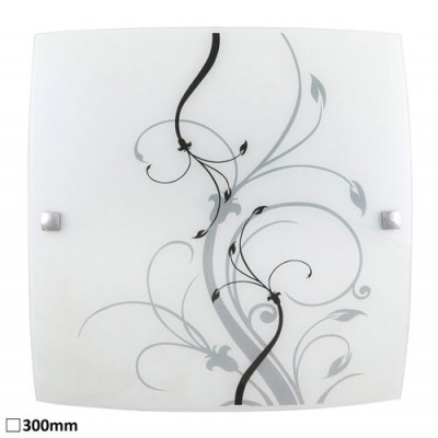 Elina ceiling300x300E27 60W black/white