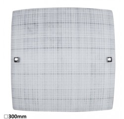 Scottie ceiling 300x300 E27 60W wht/chr Scottie ceiling 300x300 E27 60W wht/chr