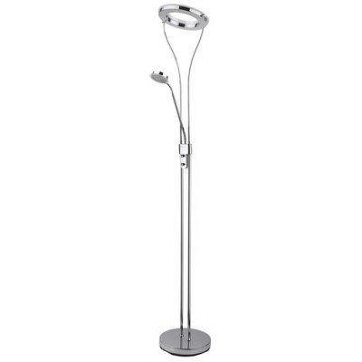 Leslie floor lamp LED 18W+LED 4W, chr