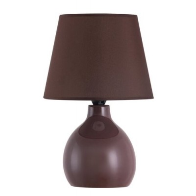 Ingrid ceramic desk E14 1x40W,brown