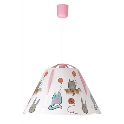 Cathy pendant E27 60W cat'n rabbit