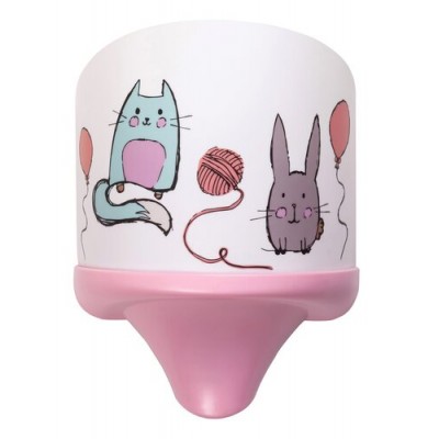 Cathy wall light, cat'n rabbit pattern