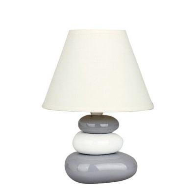 Salem ceramic E14 40W grey-white
