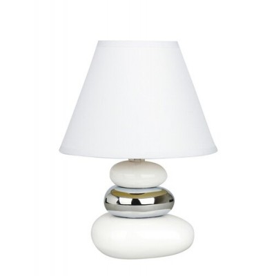 Salem ceramic E14 40W white-silver