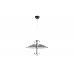 Vida, pendant, E27 MAX 8Wblack/ smoke glass Vida, pendant, E27 MAX 8Wblack/ smoke glass