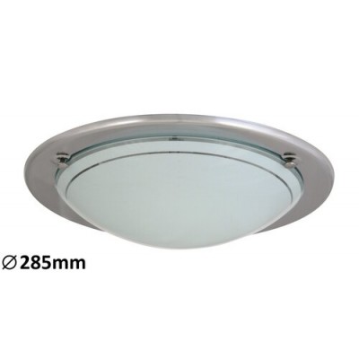 Ufo ceiling D29 E27 60W chrome opal