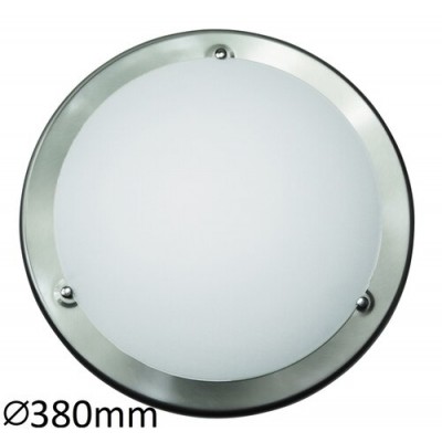 Ufo ceiling D38 E27 2x60W chrome satin