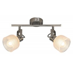 Francis, spot, satin chrome, E14 2X MAX 28W, excl. Francis, spot, satin chrome, E14 2X MAX 28W, excl.