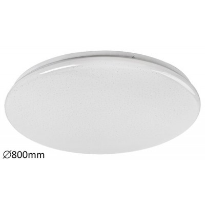 Danny, ceiling lamp, white, whitebuilt in LED 80W 6400lm 3000-6500K, CCT, dimmable, with remote controller, with timing function, starry effect D800mm