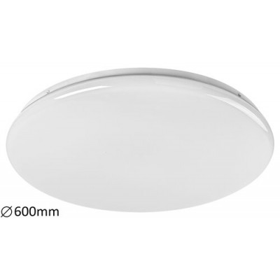 Danny, ceiling lamp, white, whitebuilt in LED 60W 4800lm 3000-6500K, CCT, dimmable, with remote controller, with timing function,  shinyD600mm