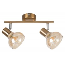 Holly spot,2x40W,antiquegold/amber Holly spot,2x40W,antiquegold/amber