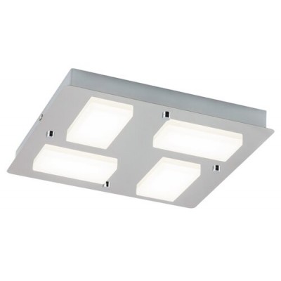 Ruben ceilinglamp LED 4x4,5W IP44 chrome