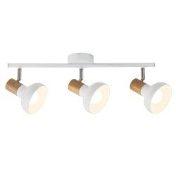 Holly spot E14 3x40W,white/beech