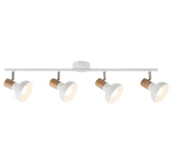 Holly spot E14 4x40W,white/beech Holly spot E14 4x40W,white/beech