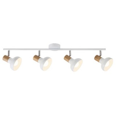 Holly spot E14 4x40W,white/beech Holly spot E14 4x40W,white/beech