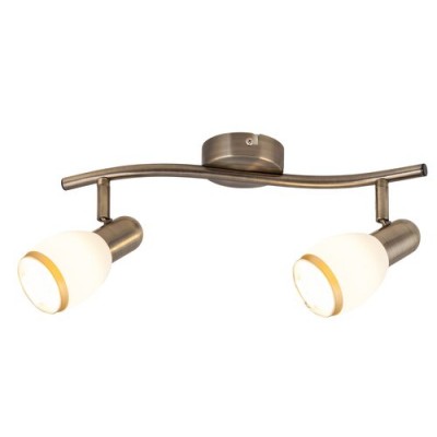 Elite spot E14 2x max40W bronze