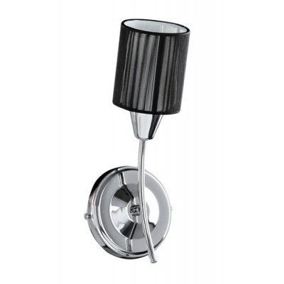 Veda wall lamp E14 9W, chrome-black