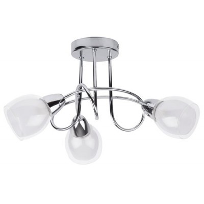 Dave 3arm ceiling E14 3x40W chrome glass Dave 3arm ceiling E14 3x40W chrome glass
