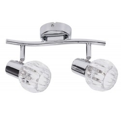 Lauren spot E14 2x40W, chrome