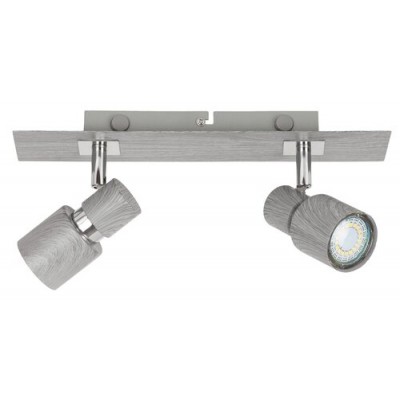 Merkur spot GU10 2xMax50W weathered oak